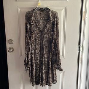 Always Indigo sheer top